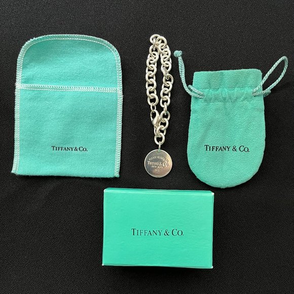 Tiffany & Co. Jewelry - Genuine Tiffany & Co. "Please Return to Tiffany" Charm Bracelet